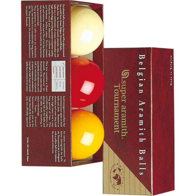 Billaresbalsalobre Juego Bolas Billar Carambola Carom Super Aramith Tournament de Luxe Caja Roja 61.5                                            2270.100 - Imagen 2