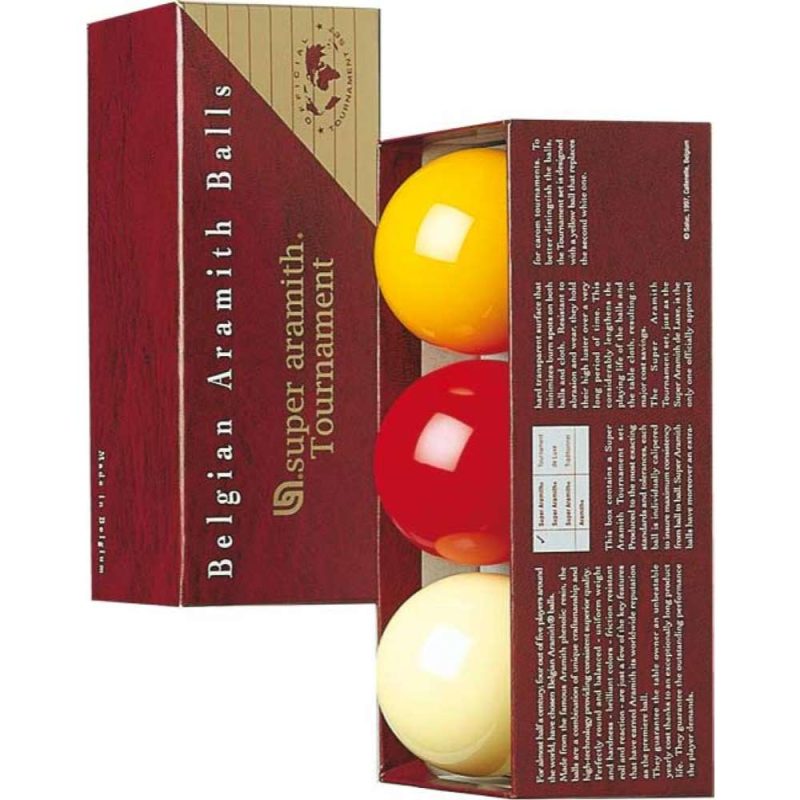 Billaresbalsalobre Juego Bolas Billar Carambola Carom Super Aramith Tournament de Luxe Caja Roja 61.5                                            2270.100 - Imagen 3