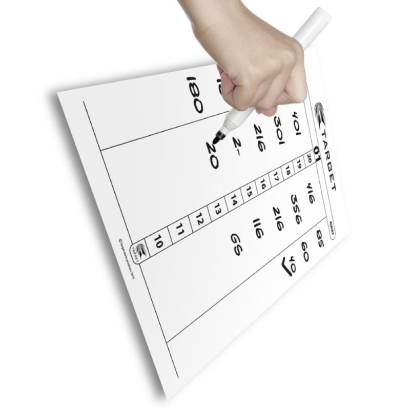 Billaresbalsalobre Pizarra Target Darts Scoresheet - Dry Wipe 128805 - Imagen 2