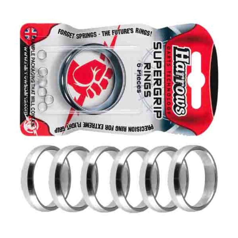 Billaresbalsalobre Clips Supergrip Rings Harrows Darts 6 unidades - Imagen 3