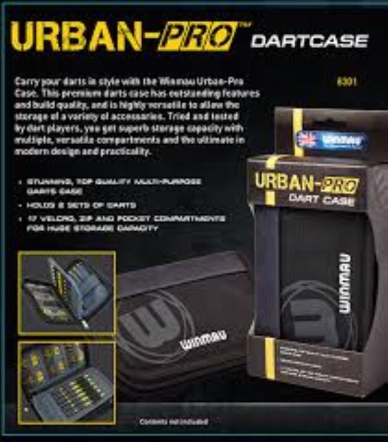 Billaresbalsalobre Funda Dardos Winmau Urban Pro Negra 8301 - Imagen 2