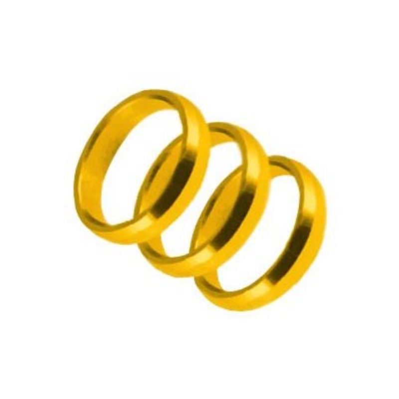 Billaresbalsalobre Clips Supergrip Rings Dorado Harrows Darts 3 unidades - Imagen 3