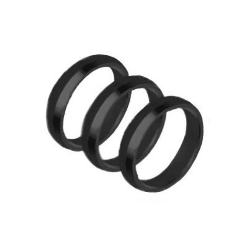 Billaresbalsalobre Clips Supergrip Rings Negro Harrows Darts 3 unidades - Imagen 2