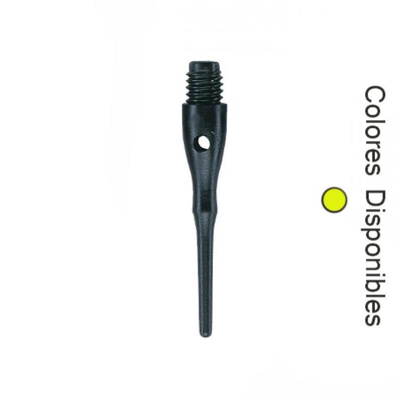 Billaresbalsalobre Puntas Unicorn Darts Contour Amarilla Neón 2ba 27mm 1000unid 40022 - Imagen 2