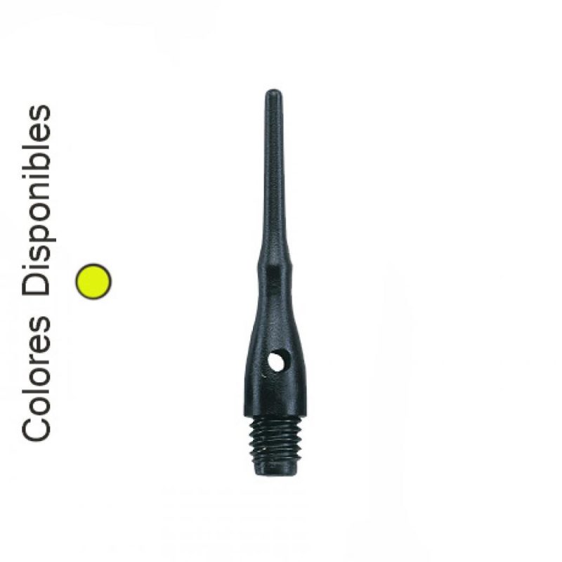 Billaresbalsalobre Puntas Unicorn Darts Contour Amarilla Neón 2ba 27mm 1000unid 40022 - Imagen 3