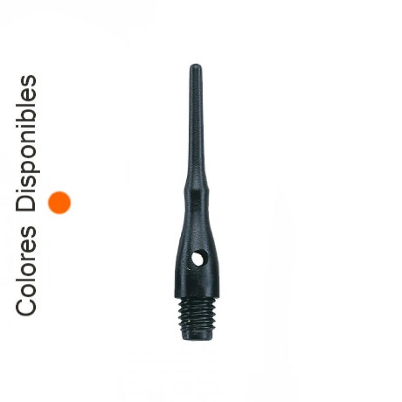 Billaresbalsalobre Puntas Unicorn Darts Contour Naranja Neón 2ba 27mm 1000unid 40023 - Imagen 3