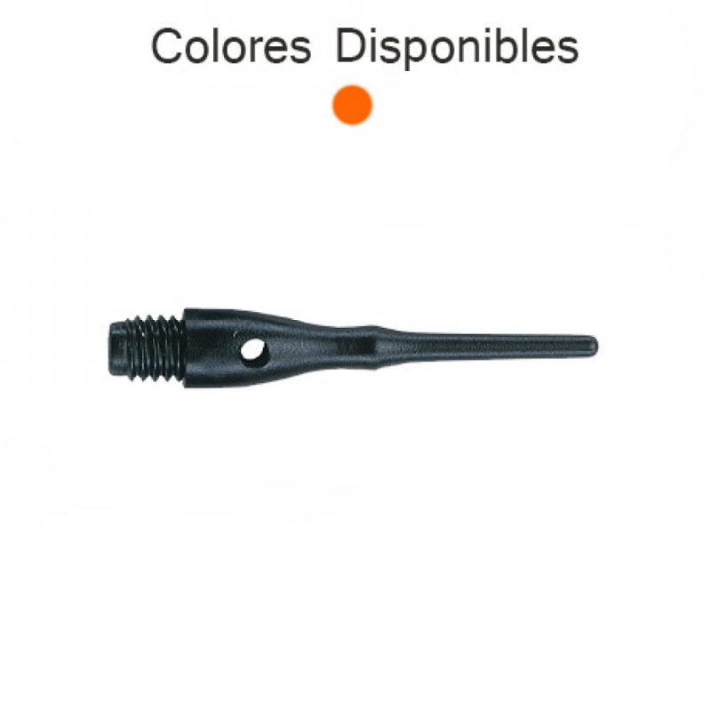 Billaresbalsalobre Puntas Unicorn Darts Contour Naranja Neón 2ba 27mm 1000unid 40023