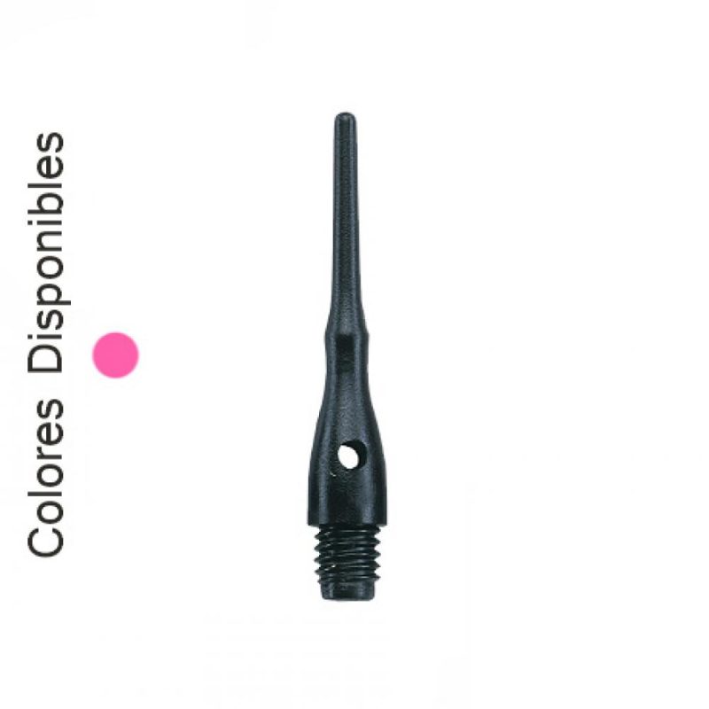 Billaresbalsalobre Puntas Unicorn Darts Contour Rosa Neón 2ba 27mm 1000unit 40027 - Imagen 3