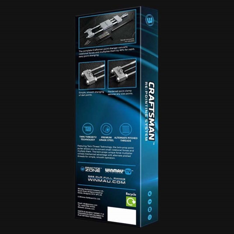 Billaresbalsalobre Maquina Puntas Dardos Craftsman Re-Pointing System Winmau Darts  8425 - Imagen 4