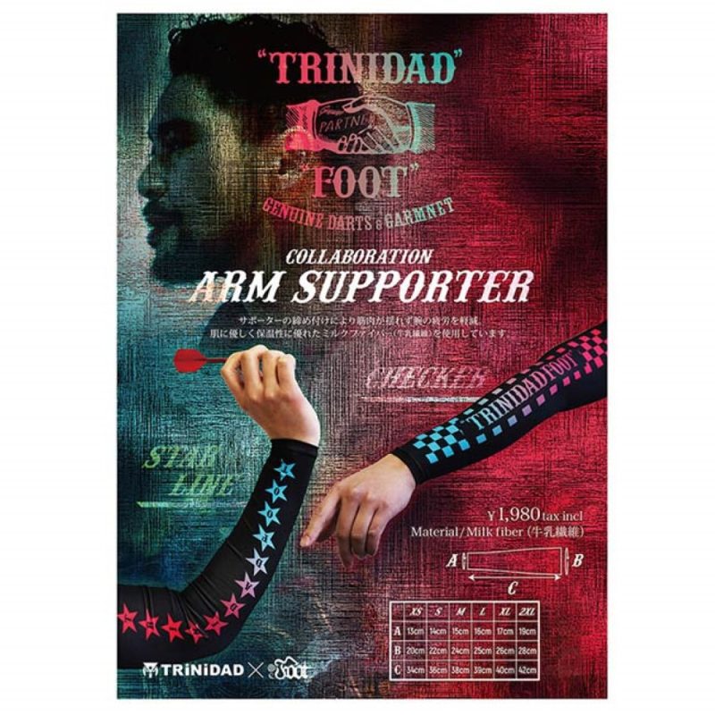 Billaresbalsalobre Manga Arm Supporter Trinidad Darts Foot Starline 3XL - Imagen 3