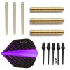 Billaresbalsalobre Pack Juego Dardos Eco Brass 2ba Purple + 100 puntas - Imagen 2