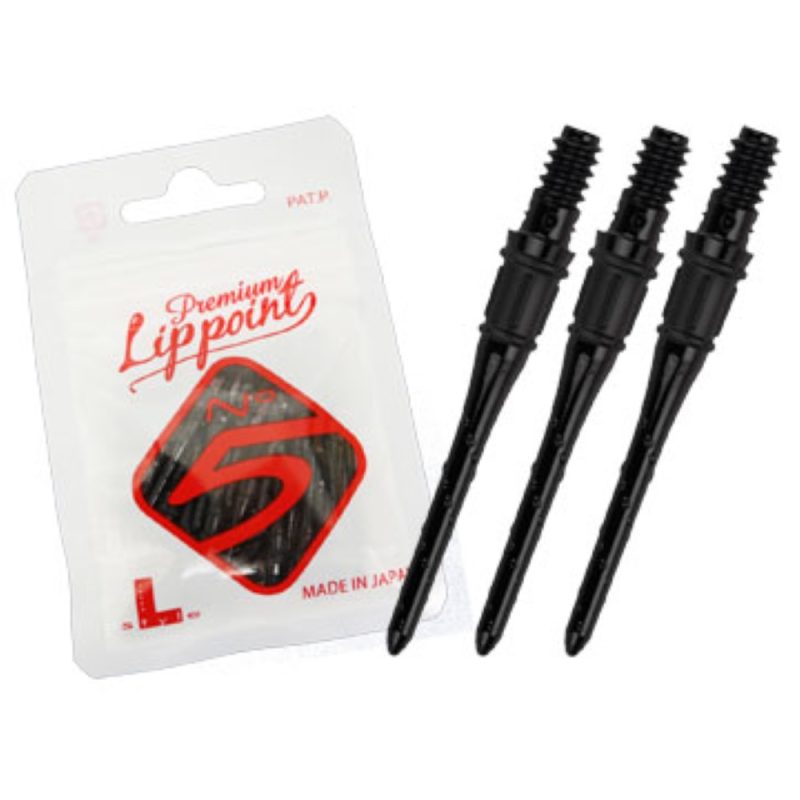 Billaresbalsalobre Puntas L-Style Lippoint Premium Negro nº5 24mm 30unid NO5Prem-BK - Imagen 2