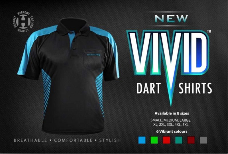 Billaresbalsalobre Camiseta Harrows Darts Vivid Aqua XL - Imagen 4