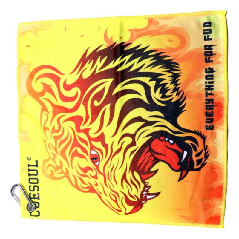 Billaresbalsalobre Cuesoul  Square Dart Sport Towel Tiger CSDA-WW052 - Imagen 3