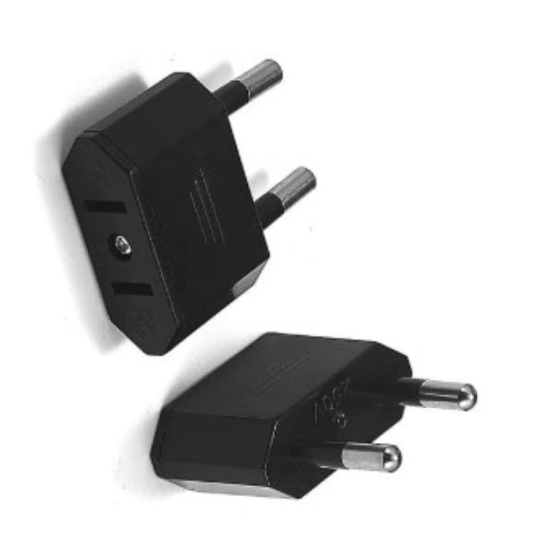 Billaresbalsalobre Conector Adaptador de 220V Americano a Europeo Negro - Imagen 2