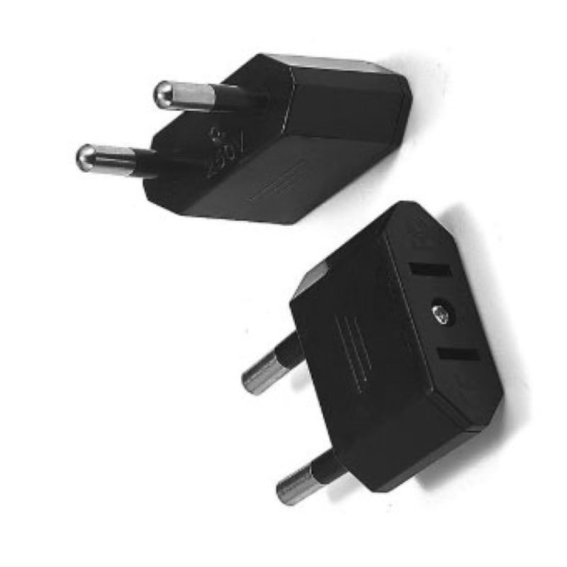 Billaresbalsalobre Conector Adaptador de 220V Americano a Europeo Negro - Imagen 3