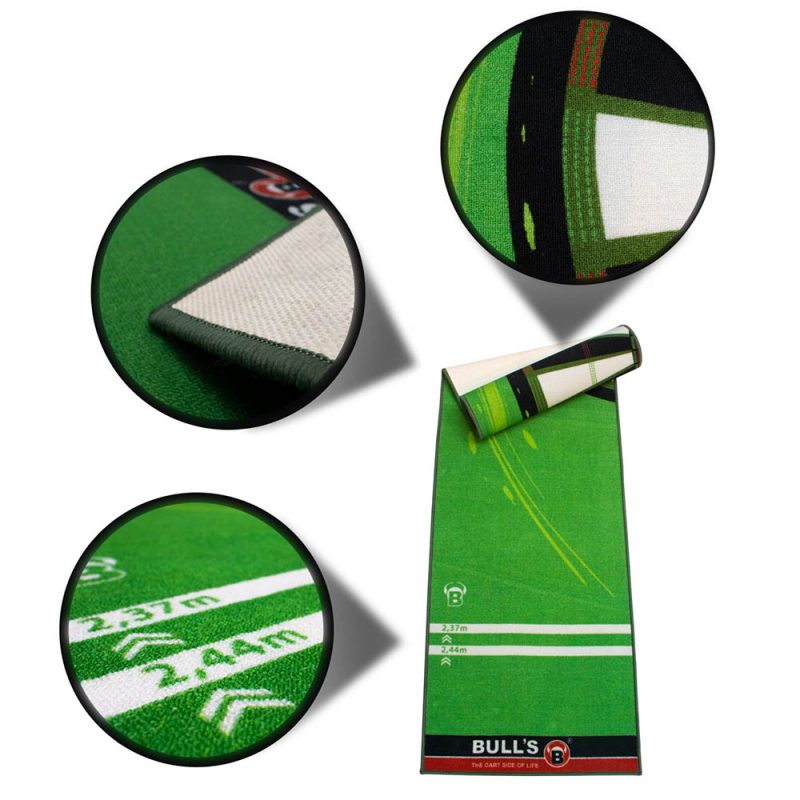 Billaresbalsalobre Protector Suelo Bulls Carpet Mat 120 Green Darts Board DE  67809 - Imagen 2