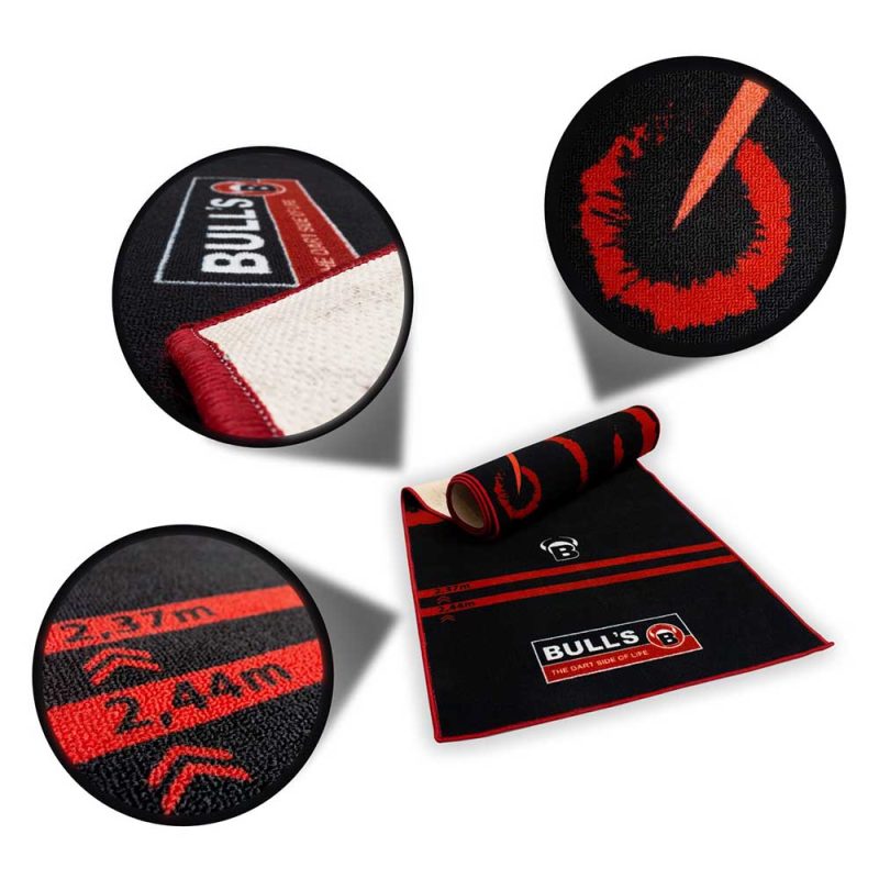 Billaresbalsalobre Protector Suelo Bulls Carpet Mat 140 Red Dart DE  67808 - Imagen 4