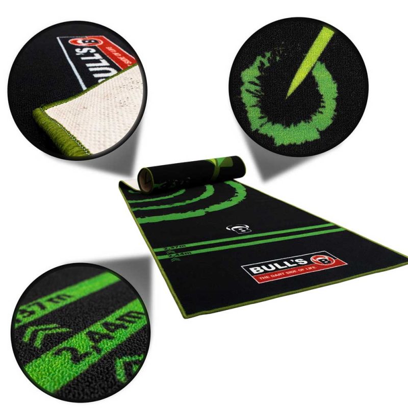 Billaresbalsalobre Protector Suelo Bulls Carpet Mat 140 Green Dart DE  67807 - Imagen 3