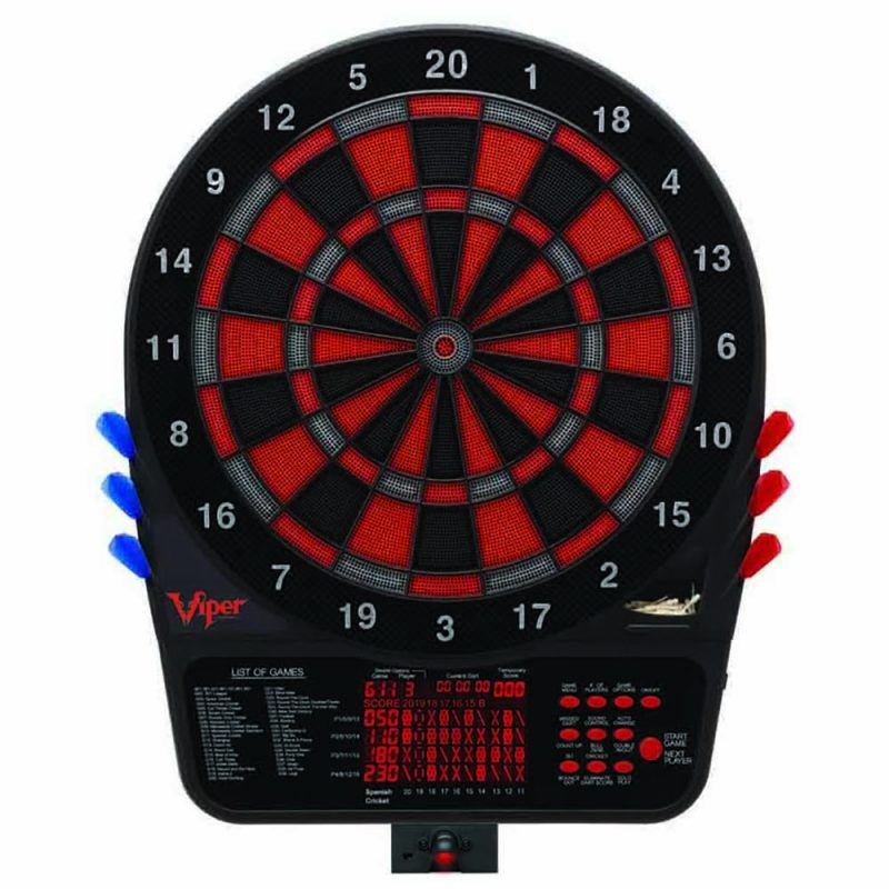 Billaresbalsalobre Pack Diana Electronica Viper 800 Electronic Dartboard + Linea Tiro Viper Led
