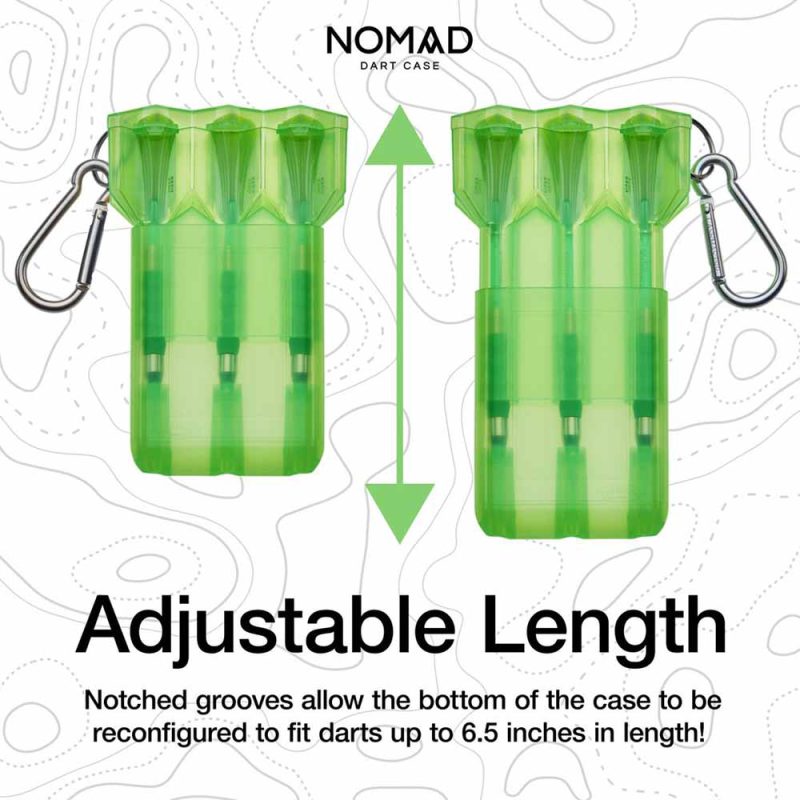 Billaresbalsalobre Funda Dardos Casemaster Nomad Adjustable Dart Case Green  36-1000-10 - Imagen 4