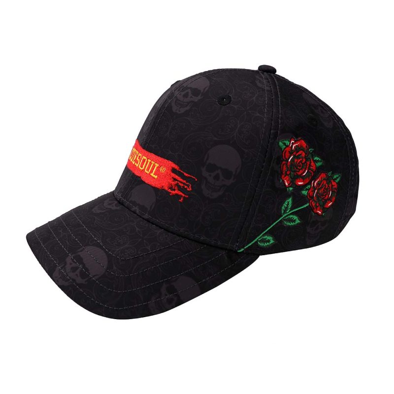 Billaresbalsalobre Gorra Cuesoul Darts Cap Roses Negra  CS-MZ-01 - Imagen 4