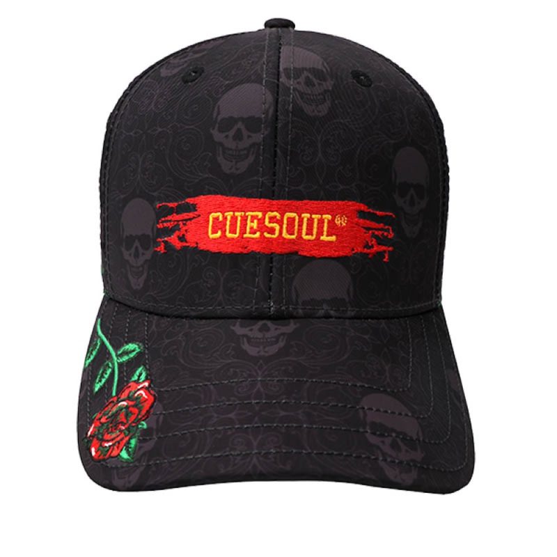 Billaresbalsalobre Gorra Cuesoul Darts Cap Roses Negra  CS-MZ-01