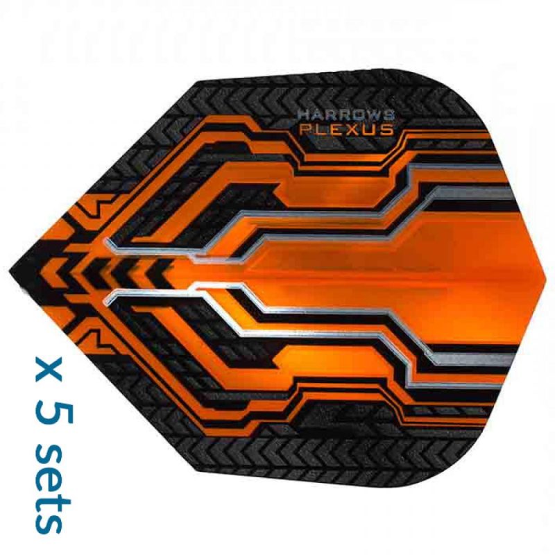 Billaresbalsalobre Harrows Darts Plexus Orange Standard 5 Sets ( 15 Plumas ) - Imagen 2