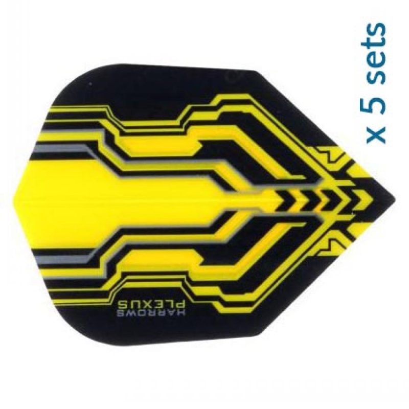 Billaresbalsalobre Harrows Darts Plexus Yellow Standard 5 Sets ( 15 Plumas ) - Imagen 3