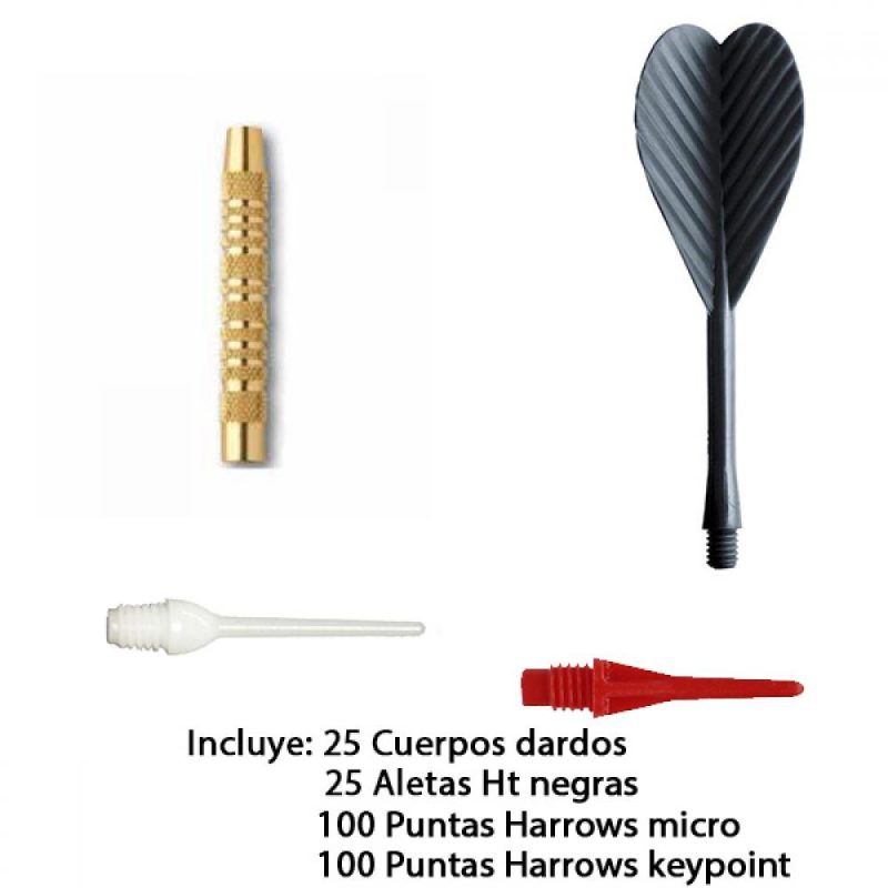 Billaresbalsalobre 25 Cuerpo Latón 8x48 x 25 aleta ht + 200 puntas