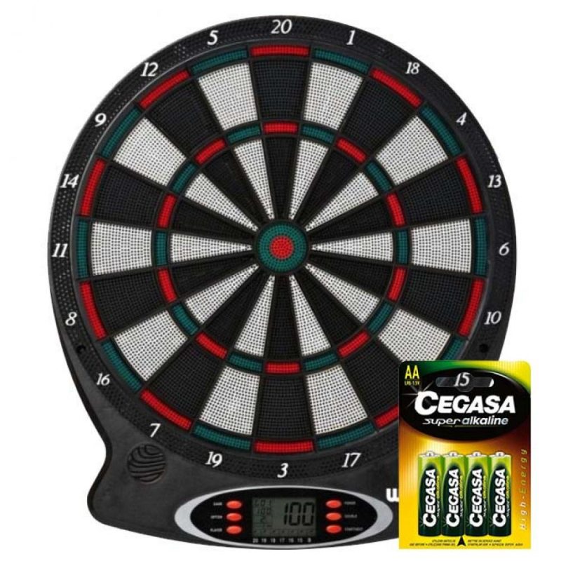 Billaresbalsalobre Diana Electrónica Darts Ton Machine Winmau + Pilas Cegasa AA