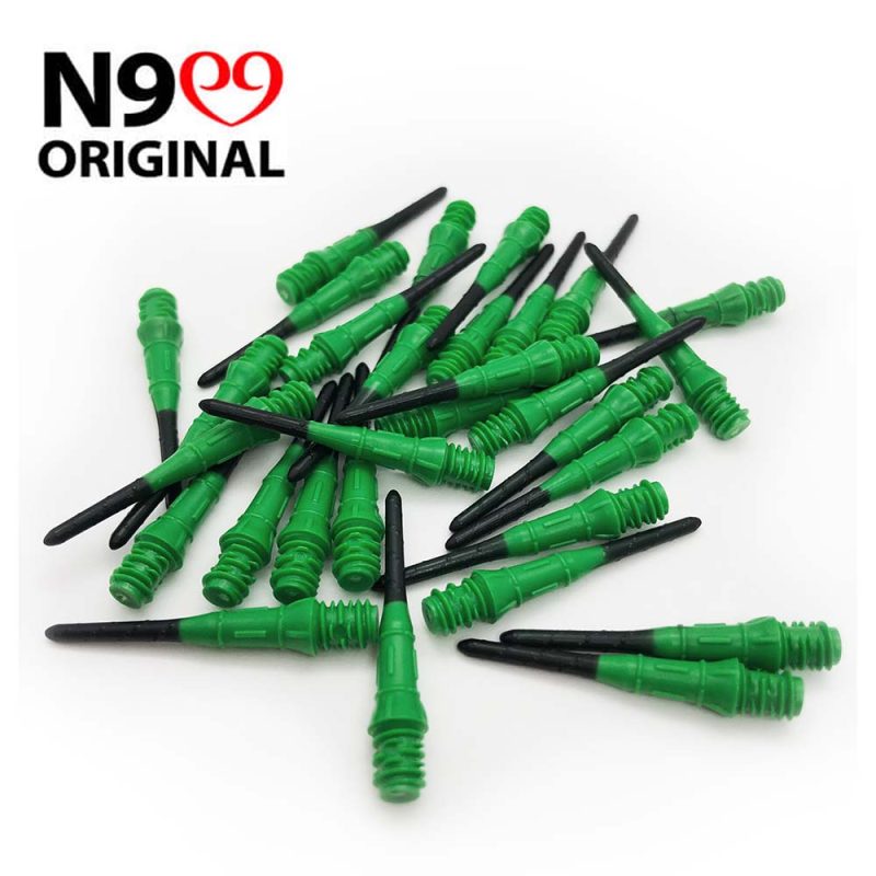 Billaresbalsalobre Puntas Lippoint Premium Gradient  Black Green Natural N9 2ba 25mm 30unid  N9-PREMLIP-GREEN/BLACK - Imagen 2