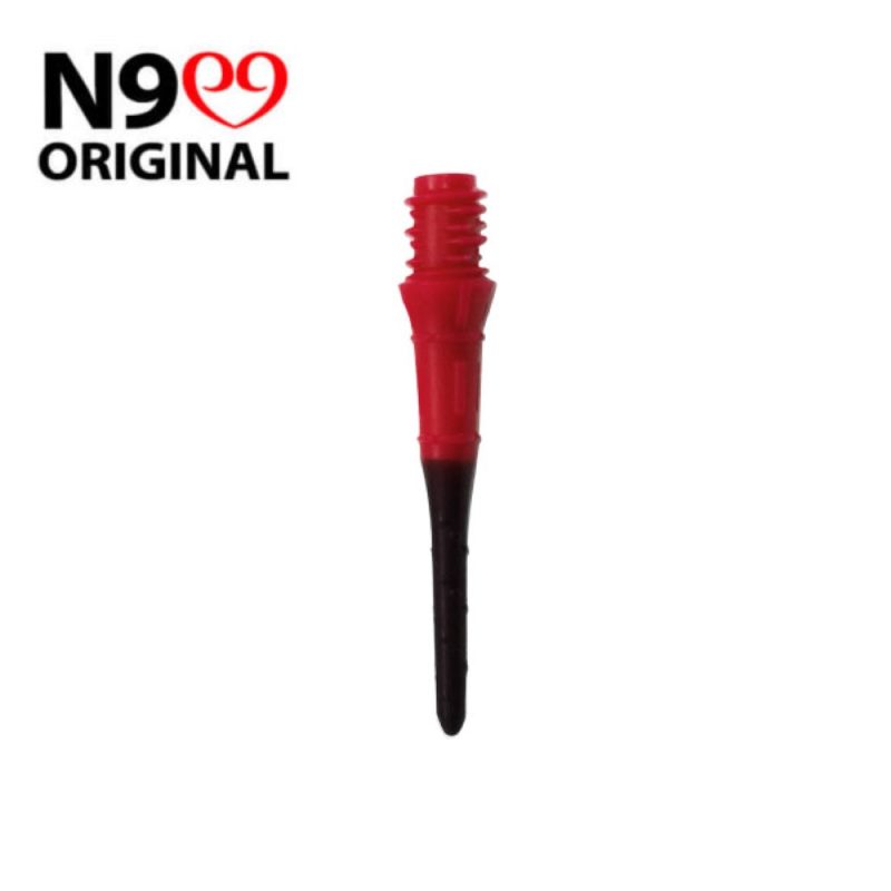 Billaresbalsalobre Puntas Lippoint Premium Gradient Black Red Natural N9 2ba 25mm 30unid  N9-PREMLIP-RED/BLACK - Imagen 2