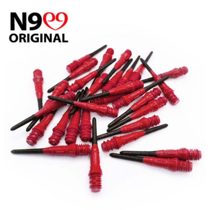 Billaresbalsalobre Puntas Lippoint Premium Gradient Black Red Natural N9 2ba 25mm 30unid  N9-PREMLIP-RED/BLACK - Imagen 3