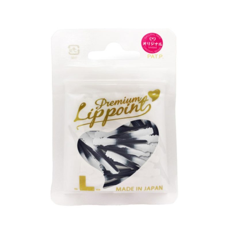 Billaresbalsalobre Puntas Lippoint Premium Two Tone Gradient Black White Natural N9 2ba 25mm 30unid  N9-PREMLIP-COOL BLACK - Imagen 4