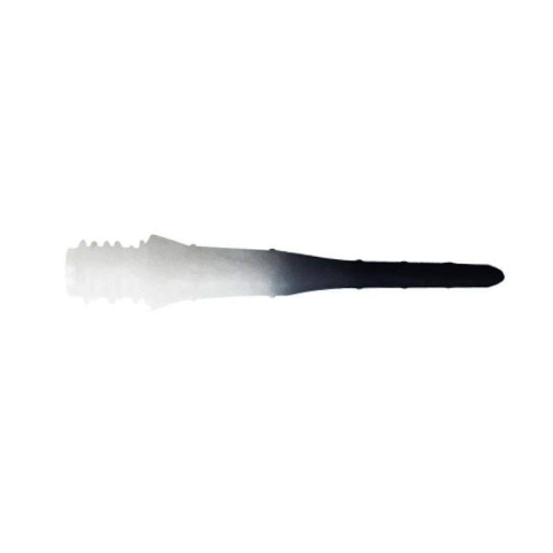 Billaresbalsalobre Puntas Lippoint Premium Two Tone Gradient Black White Natural N9 2ba 25mm 30unid  N9-PREMLIP-COOL BLACK