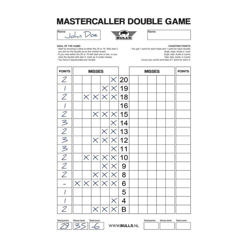 Billaresbalsalobre Pizarra Dardos Bulls Darts 45x30 67331 - Imagen 2