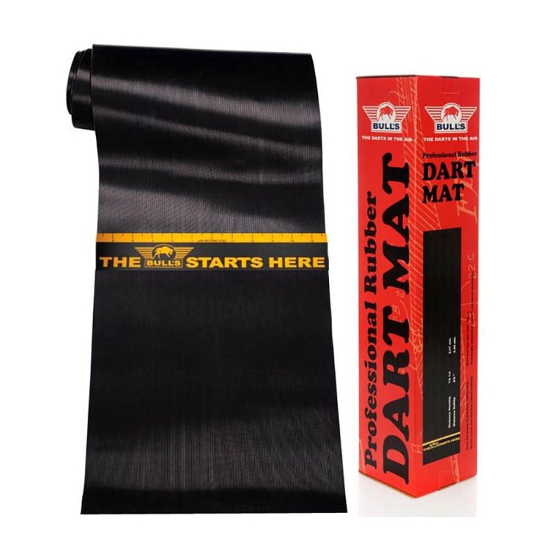 Billaresbalsalobre Protector Suelo Rubber Dart Mat Bulls NL 300x60 cm + Trowline Sticker  BU-67802 - Imagen 3