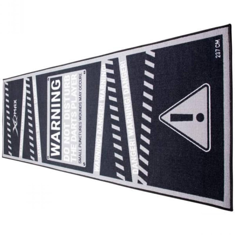 Billaresbalsalobre Protector Suelo XQ Max Dart Mat Warning Negro  QD2100110 - Imagen 3