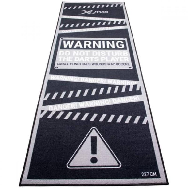 Billaresbalsalobre Protector Suelo XQ Max Dart Mat Warning Negro  QD2100110