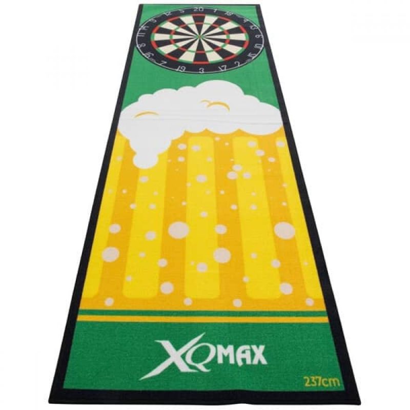 Billaresbalsalobre Protector Suelo XQ Max Dart Mat Verde Con Cerveza  QD2100120
