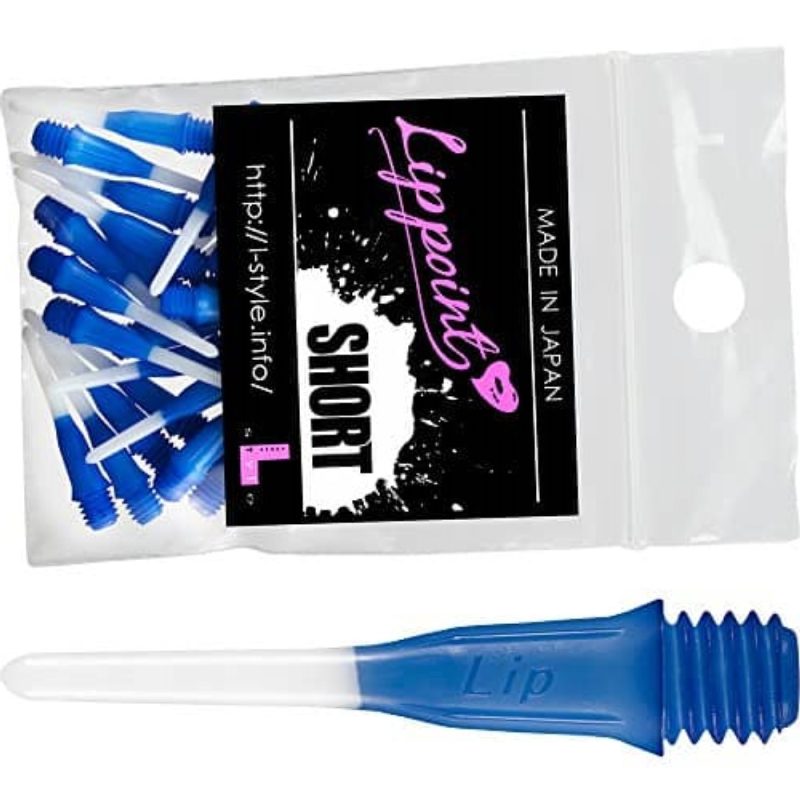 Billaresbalsalobre Puntas Lippoint Shortlip Two Tone Dark Blue White 22mm 2ba 30unid - Imagen 3