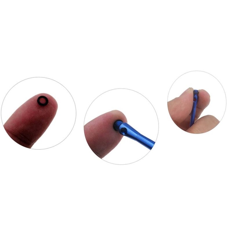 Billaresbalsalobre Goma Sujeción Cañas Dardos Gildarts 6 unidades Silicone O Rings 2ba 4mm MG-RUBBER O RINGS - Imagen 3