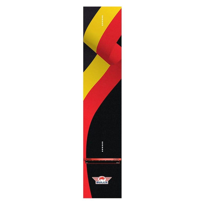 Billaresbalsalobre Protector Suelo Bulls Terra Carpet Mat 300x60cm B/R/Y + Oche  67843 - Imagen 3