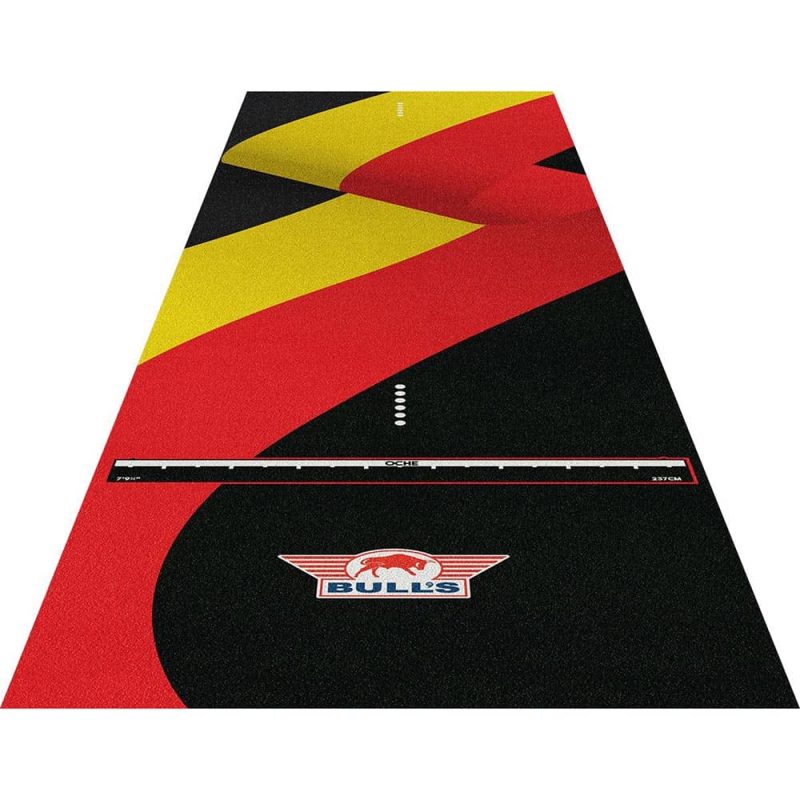 Billaresbalsalobre Protector Suelo Bulls Terra Carpet Mat 300x60cm B/R/Y + Oche  67843