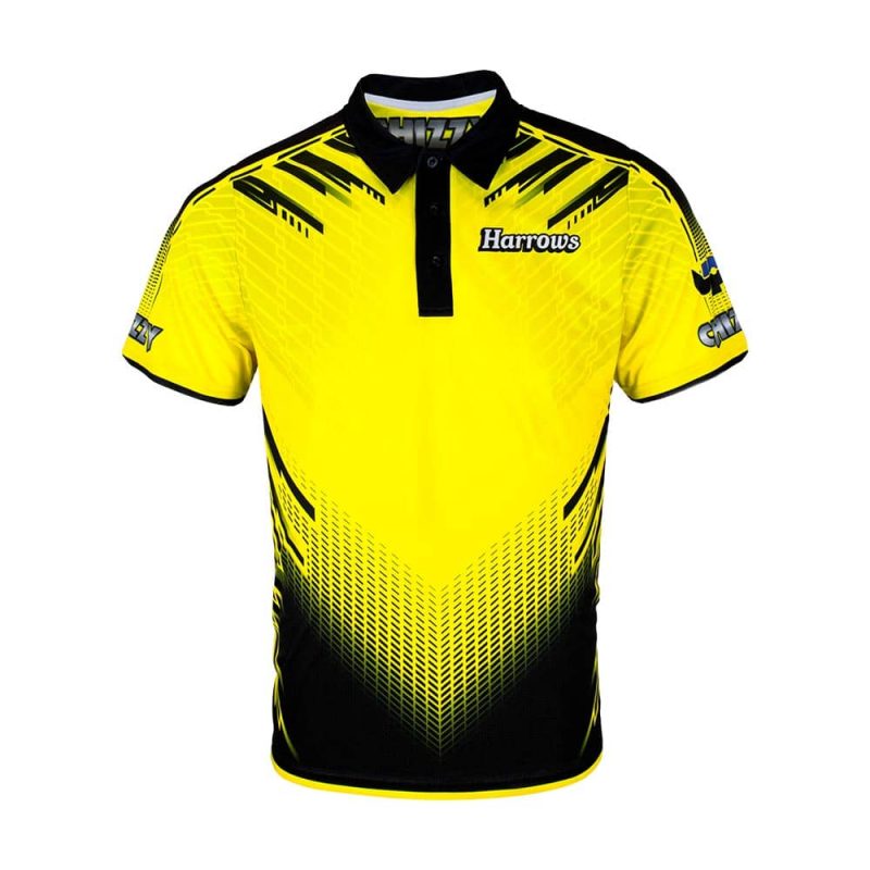 Billaresbalsalobre Camiseta Harrows Darts Chizzy Amarillo L ME64002 - Imagen 2