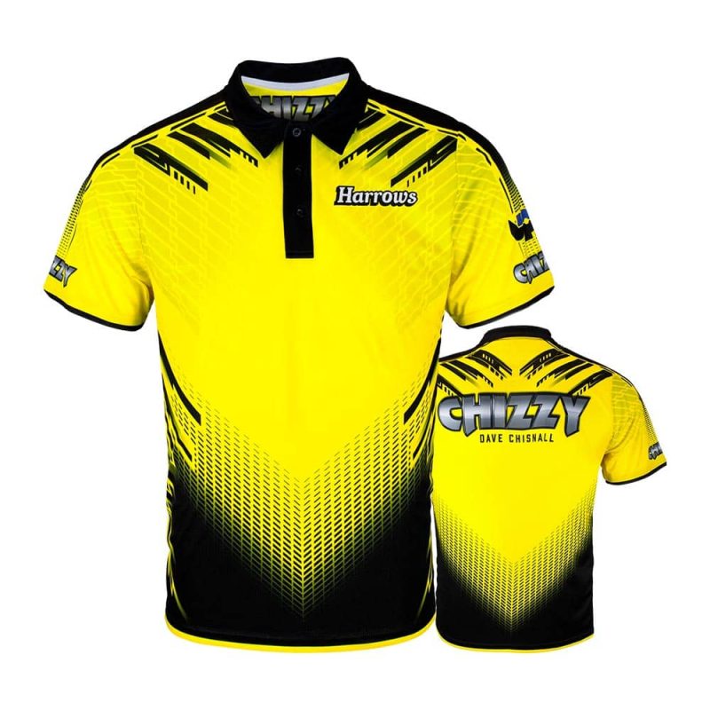 Billaresbalsalobre Camiseta Harrows Darts Chizzy Amarillo L ME64002