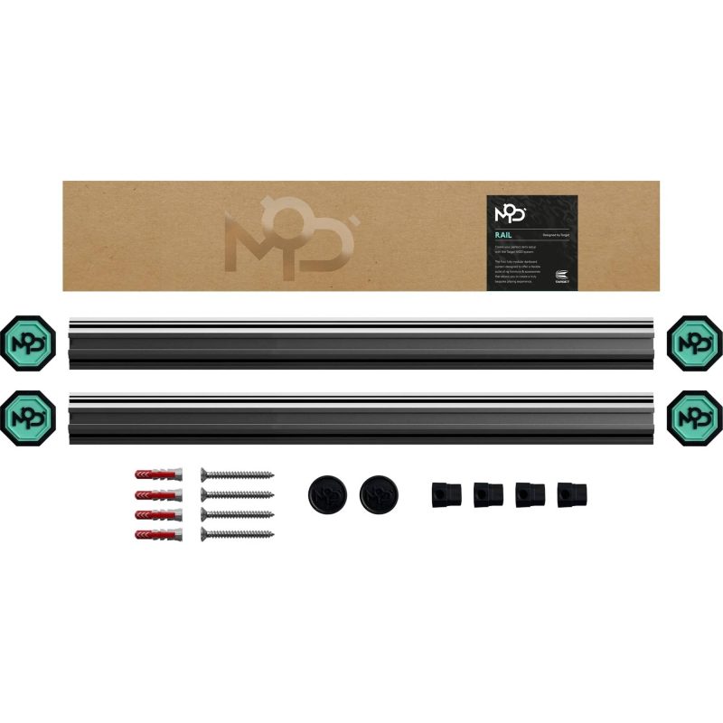 Billaresbalsalobre Guias Rail 350 mm Sistema Mod Target Darts 2 unidades 460006 - Imagen 3