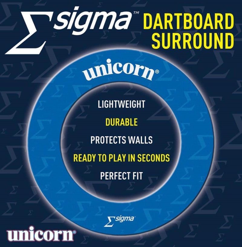 Billaresbalsalobre Dartboard Surrounds Unicorn Sigma Azul 79355 - Imagen 2