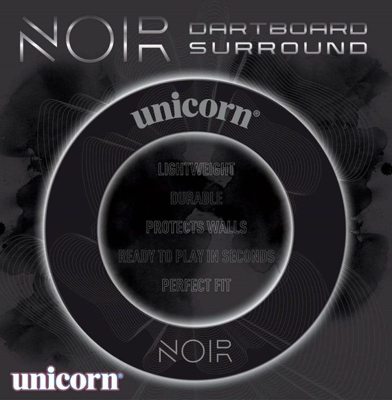 Billaresbalsalobre Dartboard Surrounds Unicorn Noir Negro 79356 - Imagen 2